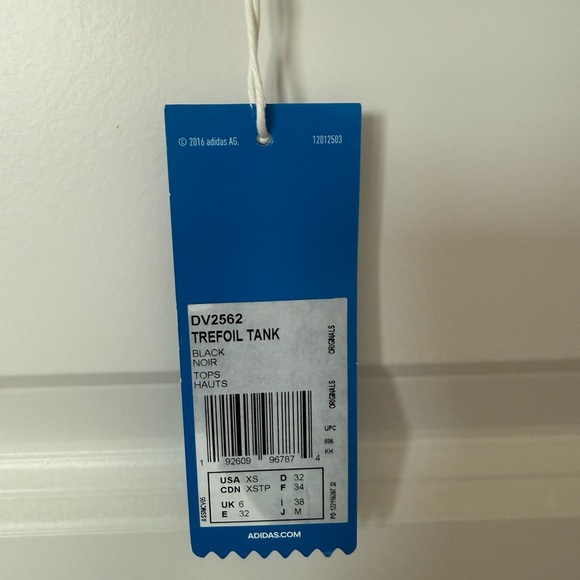 Adidas Black Trefoil Halter Tank - Picture 8 of 11